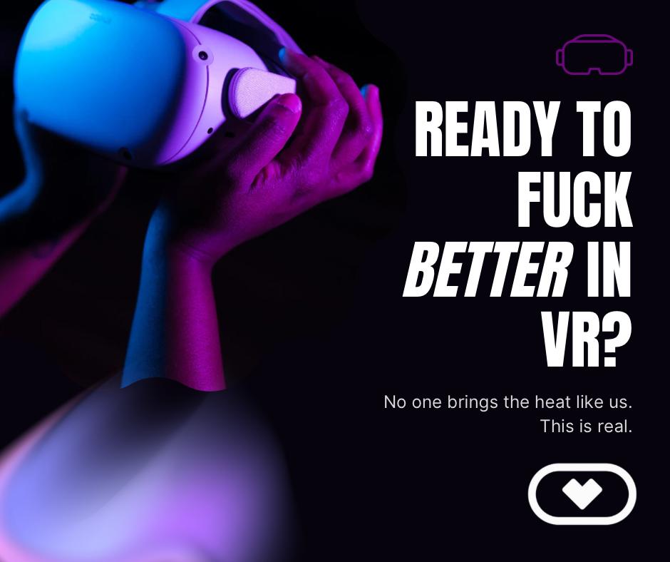 Watching VR porn isn’t just about putting on the headset and jerking off. 
There’s a better way: deeper, more mindful, more intense. 
Ready to fuck better in VR? 👉 virtualrealpassion.com

#VRPorn #VRPassion #MindfulFucking #ResponsiblePorn #SexTips