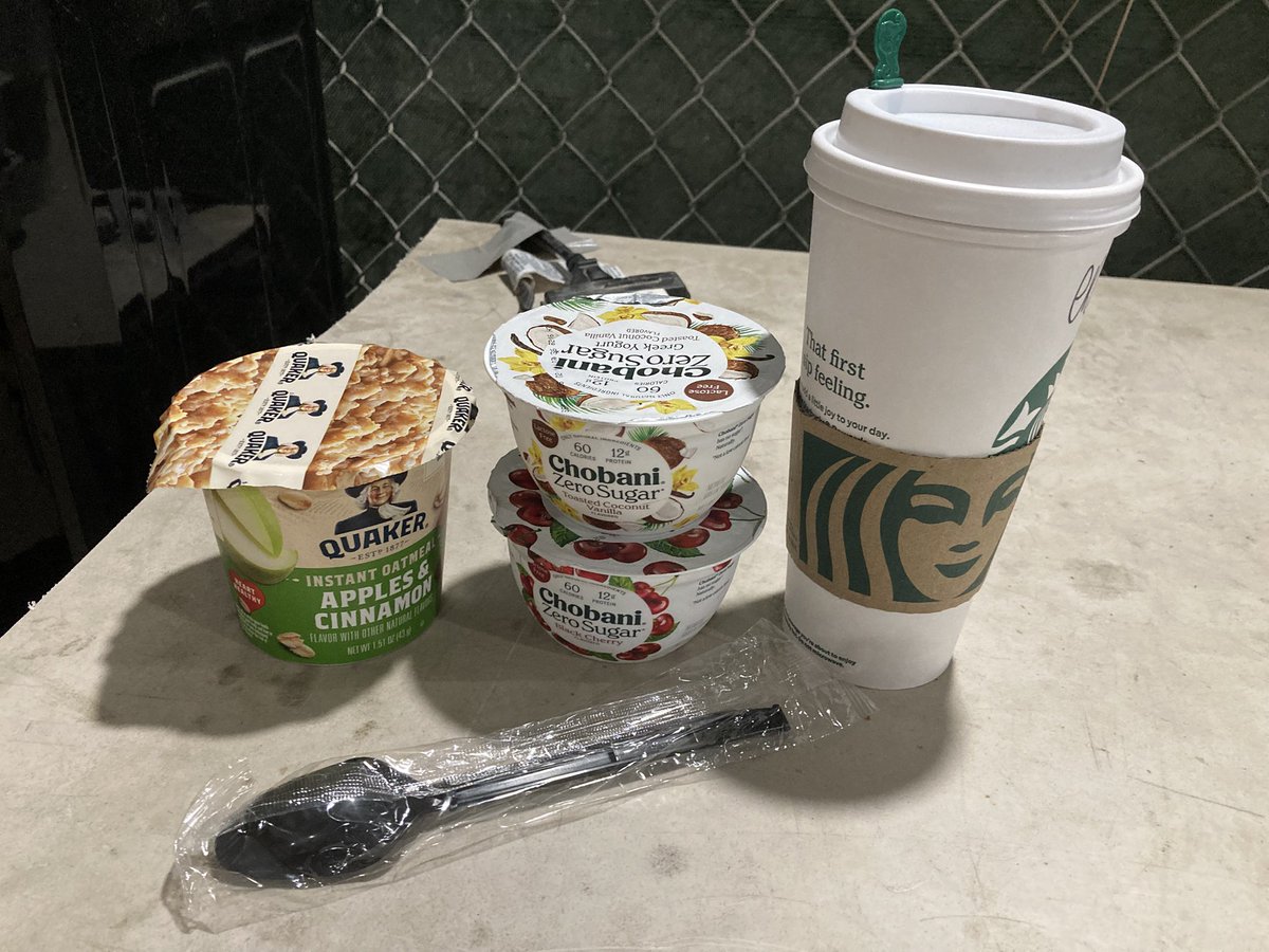Breakfast of champions. Guaranteed to get your tater humming in the mornin🥴!