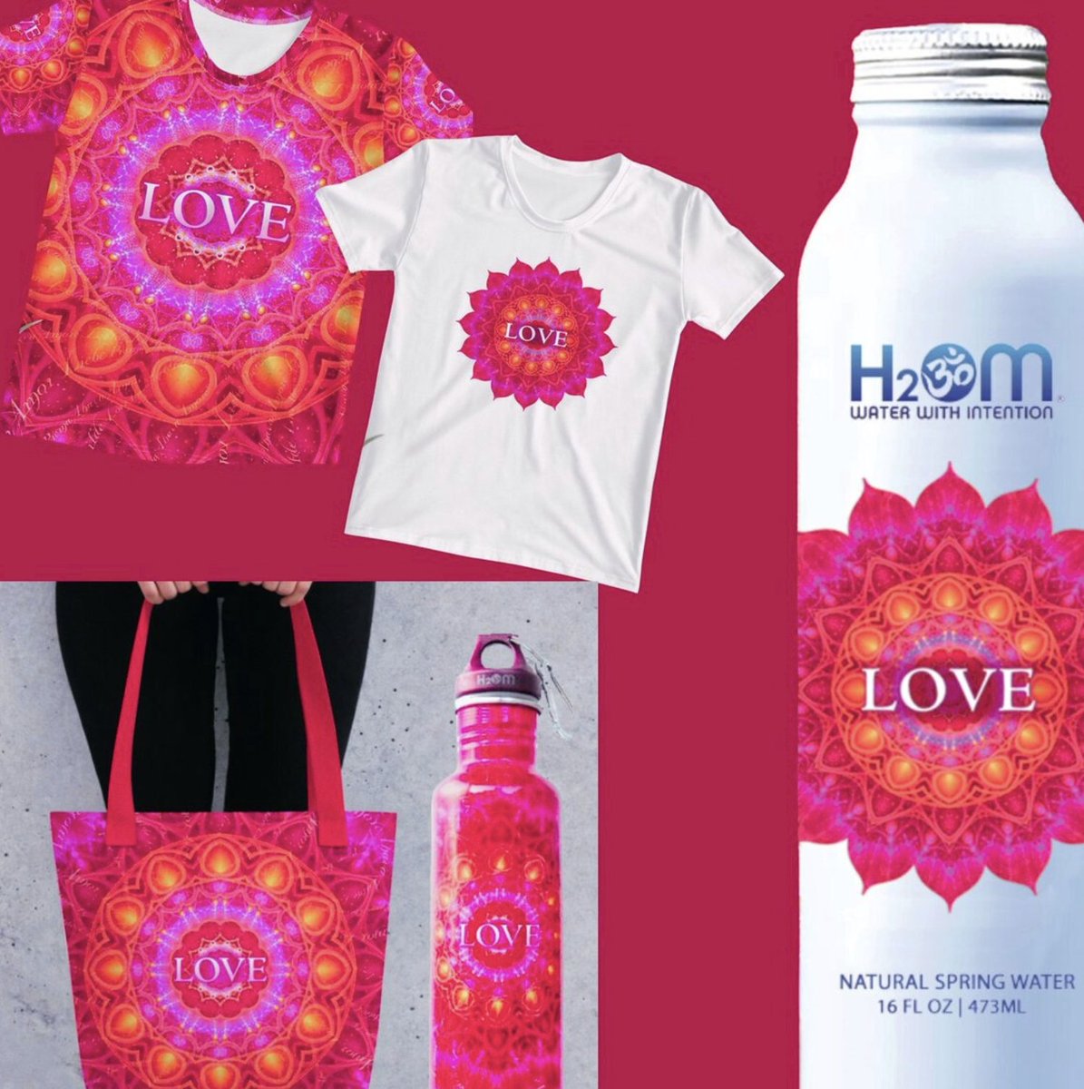 Stay hydrated during these hot Summer days! Visit h2omwater.com/shop to see our inspirational refillable bottles and award-winning natural spring water. 
#love #peace #joy #vibrationhydration #water