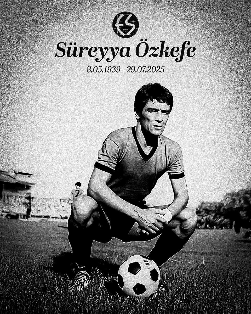 Şehrimizin futbol efsanelerinden, Eskişehirspor’umuz  ve Türk Milli Takımımızın eski futbolcusu Süreyya Özkefe’nin vefatını büyük bir üzüntüyle öğrenmiş bulunuyoruz. 

Özkefe’ye Allah’tan rahmet; ailesine, yakınlarına ve camiamıza başsağlığı dileriz.