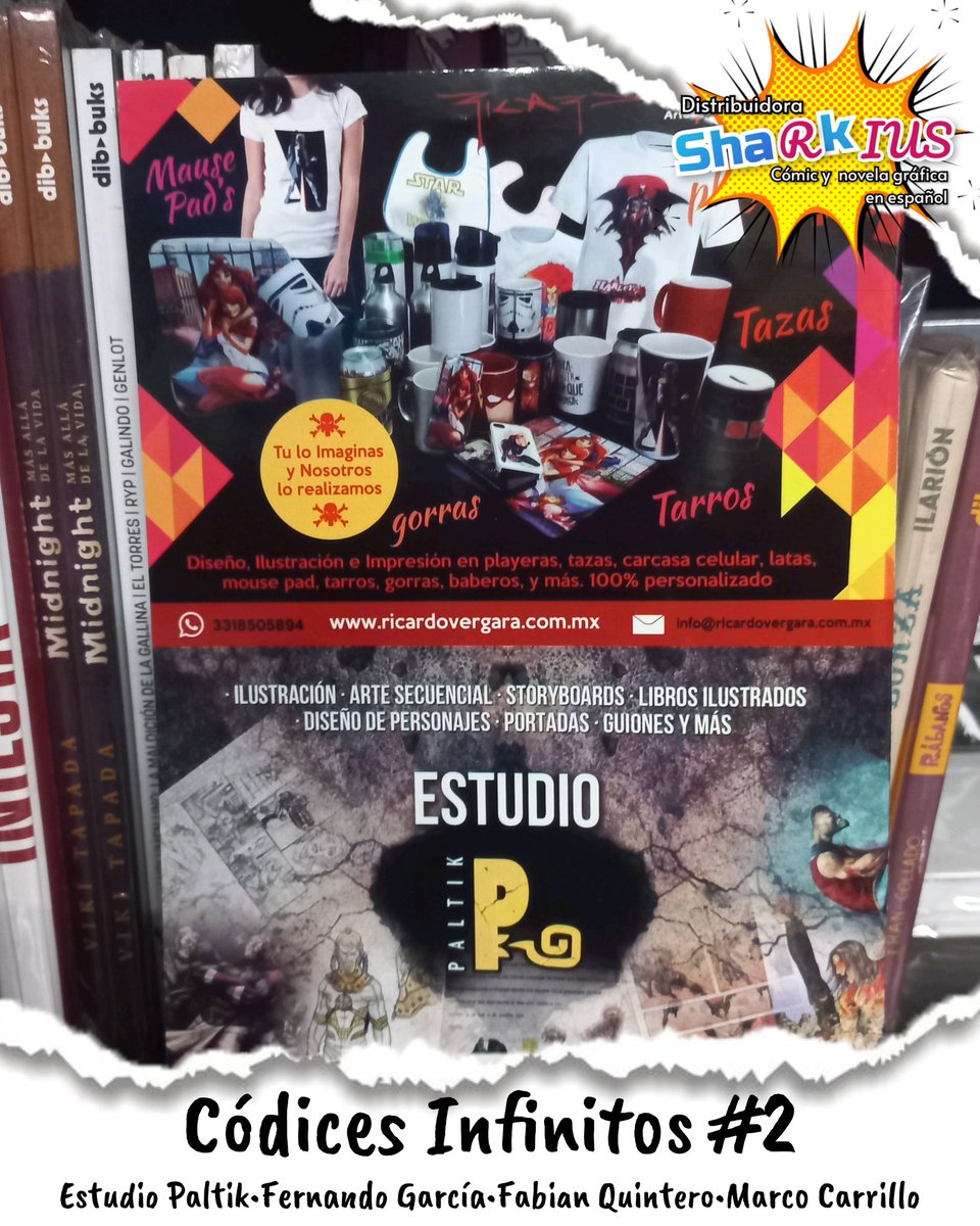 Códices Infinitos #2 <a href="/estudiopaltik01/">Fernando García R</a> <a href="/Fab_Quintero37/">Fabian Quintero</a>
<a href="/mdavidct/">Marco Carrillo</a>
$37
Revolucionarios en el espacio, un monstruo marino gigante y el superhéroe Xiuhcoatl, continúa con estos relatos  que mezclan historia, tradiciones y ciencia ficción en este segundo número de Códices Infinitos.