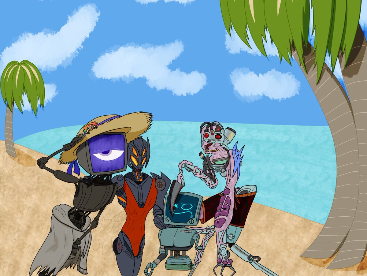 I have finally done a Summer piece for once. This is one that has a lot of meaning to me but not a lot of people that I haven't directly told about knows what this is meant to be. I wanna let people take a guess on what that bigger meaning is.