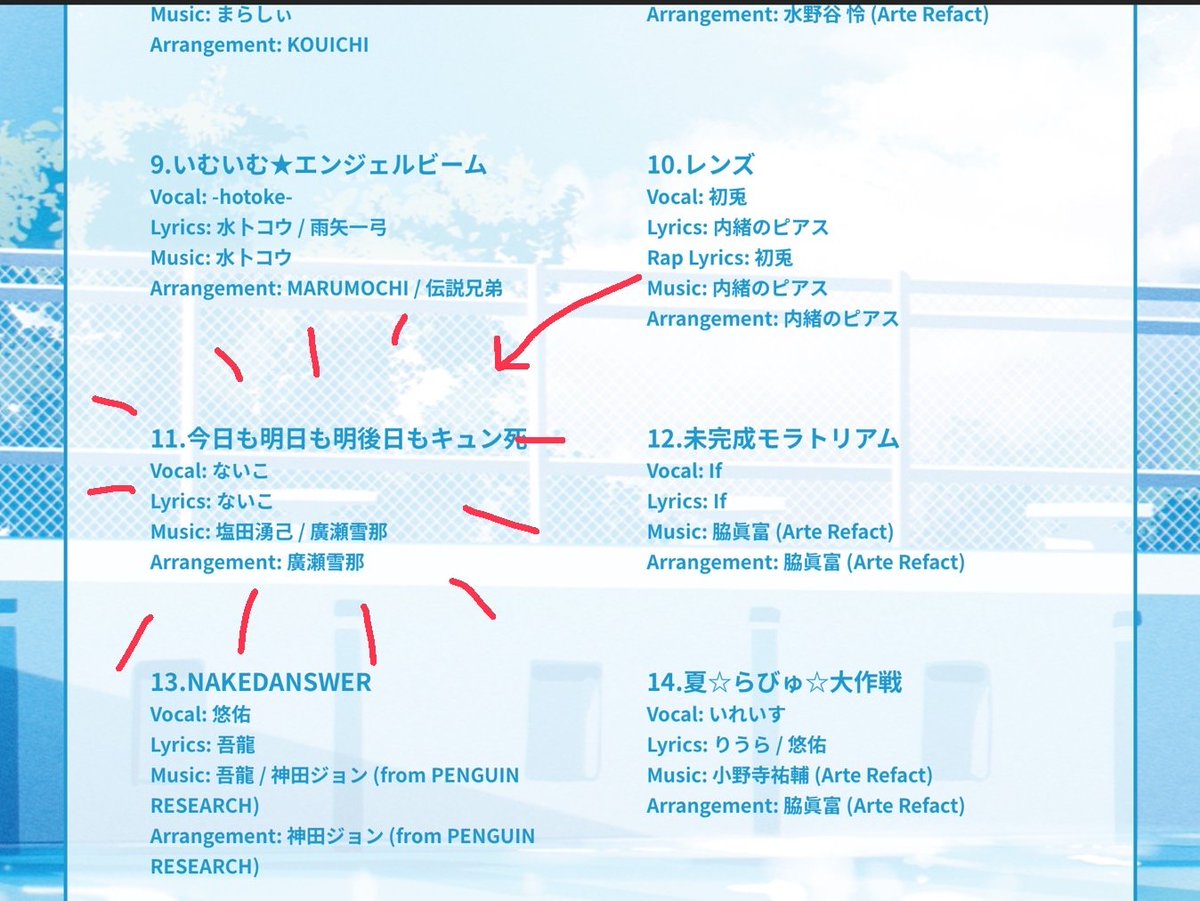 この名だたるコンポーザー達の中にしれっと僕がいたりします。便乗するの遅すぎだけど何卒〜。