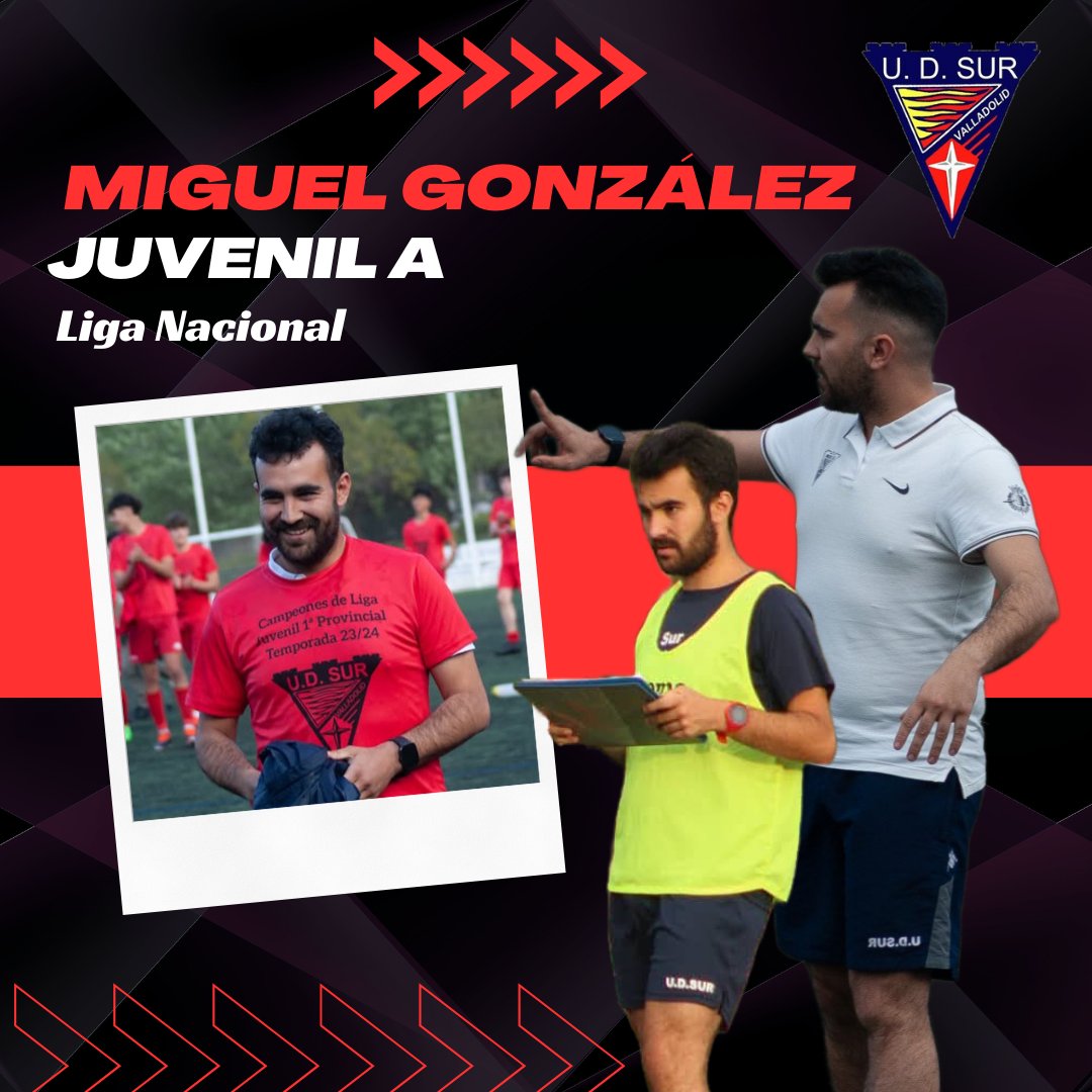 ✍🏻🛡️ Miguel González es Juvenil A ♥️⚽
Tras un gran año en Cadete A, el ascenso con Juvenil B a Liga Recoletas y una buena campaña el curso pasado, Miguel da el salto al banquillo del LN.
Un entrenador con pasión a este escudo que seguro nos da grandes tardes en el Felicísimo.