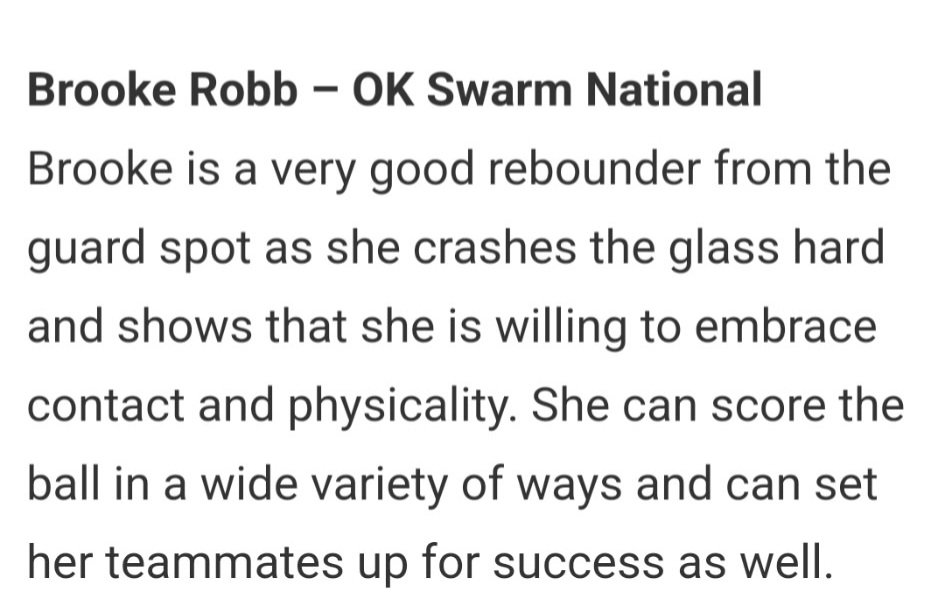 Brooke Robb (@robb2026) on Twitter photo Thank you <a href="/JrAllStarBB/">Jr. All-Star Girls Basketball</a> for the write-up!! <a href="/HarrahWBB/">Harrah Lady Panthers Basketball</a> <a href="/2026_swarm/">Oklahoma Swarm 2026</a> <a href="/bj_raney/">BJ Raney</a> Thank you <a href="/JrAllStarBB/">Jr. All-Star Girls Basketball</a> for the write-up!! <a href="/HarrahWBB/">Harrah Lady Panthers Basketball</a> <a href="/2026_swarm/">Oklahoma Swarm 2026</a> <a href="/bj_raney/">BJ Raney</a>