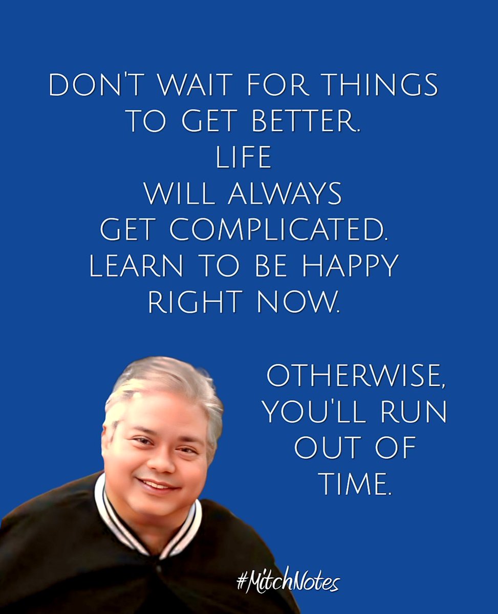 iamMitchDuran's tweet image. #WednesdayMotivation
#BeHappy
#MitchNotes