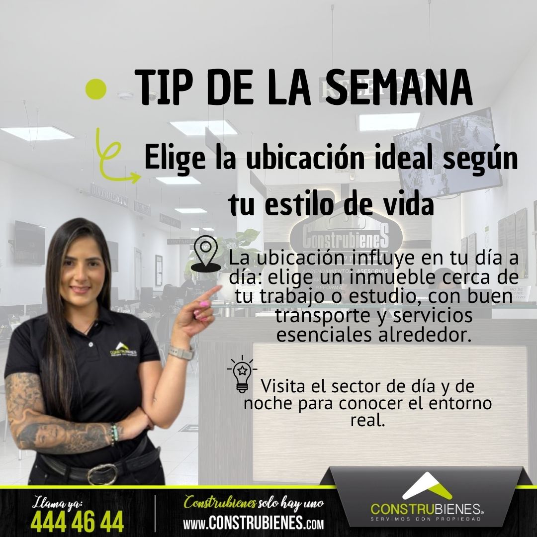 📍LA UBICACIÓN MARCA LA DIFERENCIA
No solo se trata de metros cuadrados...
¡Se trata de tu estilo de vida!
Vivir cerca de lo que necesitas te brinda comodidad, ahorro y tranquilidad.✨
El lugar perfecto no solo se ve bien, ¡también se vive mejor!
Nosotros te ayudamos 📱3104289911