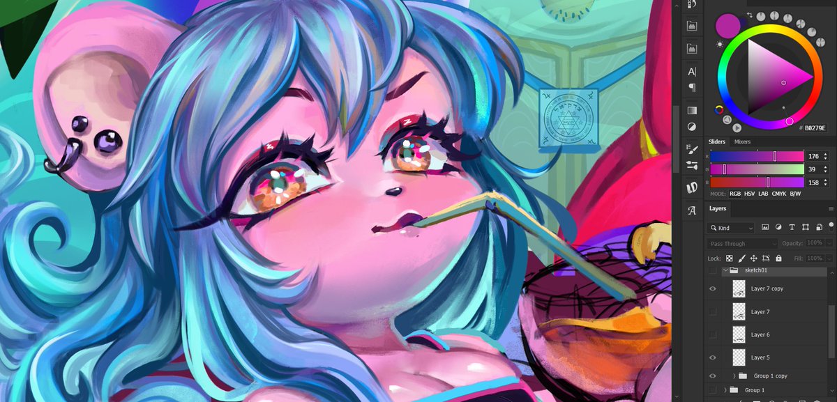 Ontem enquanto eu renderizava essa grande gostosa me lembrei de um workshop de Character Design gratuito que eu dei a alguns anos atrás. Nele eu comentava: "Façam seus personagens serem cativantes e apelativos! Abusem do design em todos os sentidos! Desenhem bocas beijáveis!!" ✅