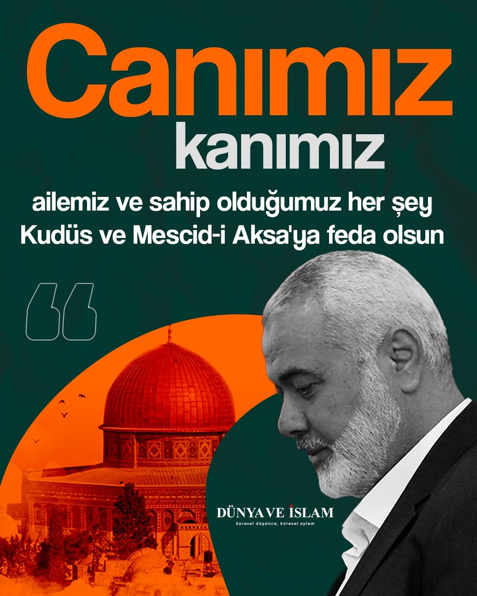 dunyaveislamcom's tweet photo. Şehit lidere selam, mücadeleye devam ! 

İsmail Haniye'nin şehadet yıldönümünde, 3 KİTAPLIK ÖZEL SET HEDİYE

Bizi takip etmeniz, paylaşmanız yeterli.

(Çekiliş sonuçları 31 Ağustos Perşembe 22:00'da) https://t.co/4RiFtTcqvq