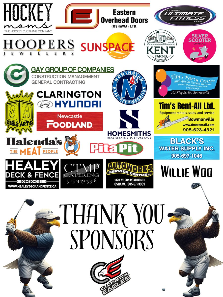 A Huge Thank You to all of our Hole Sponsors!