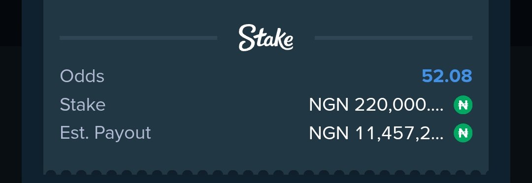 Let's win this.....🙏 
52 Odds👉stake.com/sports/home?be…

Register STAKE here👇
stake.com/?offer=betfuse…