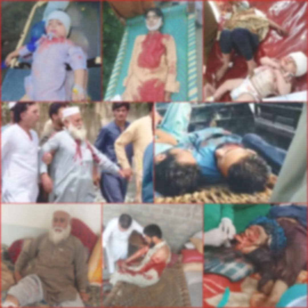 که خازې شنې مې په قبر وی ولاړې
که غلام مړ وم راځئ توکئ پرې لاړې

که پخپلو وینو نه وم لمبېدلى
په ما مه پلیتوئ د جومات غاړې

چې قطرې قطرې مې پوځ د دښمن نه کا
مورې ما پسې په کوم مخ به ته ژاړې
#BajaurUnderStateAttack
یا به دا بې ننګه ملک باغ عدن کړم
یا به کړم د پښتنو کوڅې ویجاړې