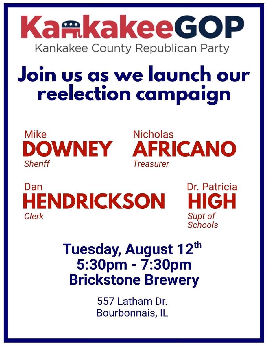 Please join us if you can to help us kick off Campaign 2026.   No tickets needed so come and enjoy hors d’oeuvres. Hope to see you there.