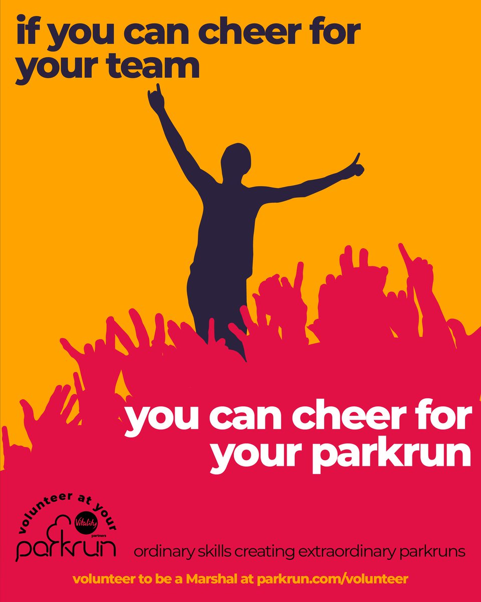 Bartley Park parkrun (@bartleypparkrun) on Twitter photo If you can cheer for your team you can cheer for your parkrun. Please email bartleypark@parkrun.com and help us as a marshal this week.
#LoveParkRun #BartleyPark #BartleyParkparkrun #Totton #HighVisHeroes #UkRunChat If you can cheer for your team you can cheer for your parkrun. Please email bartleypark@parkrun.com and help us as a marshal this week.
#LoveParkRun #BartleyPark #BartleyParkparkrun #Totton #HighVisHeroes #UkRunChat