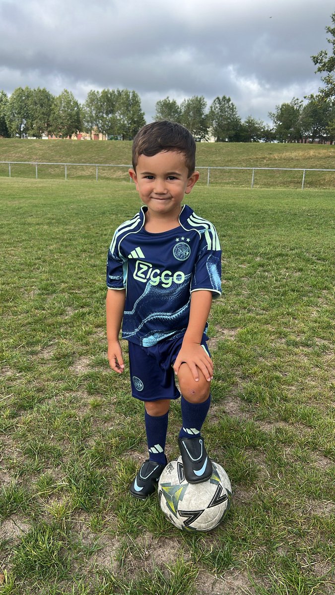 His First pair of boots 😎🥹