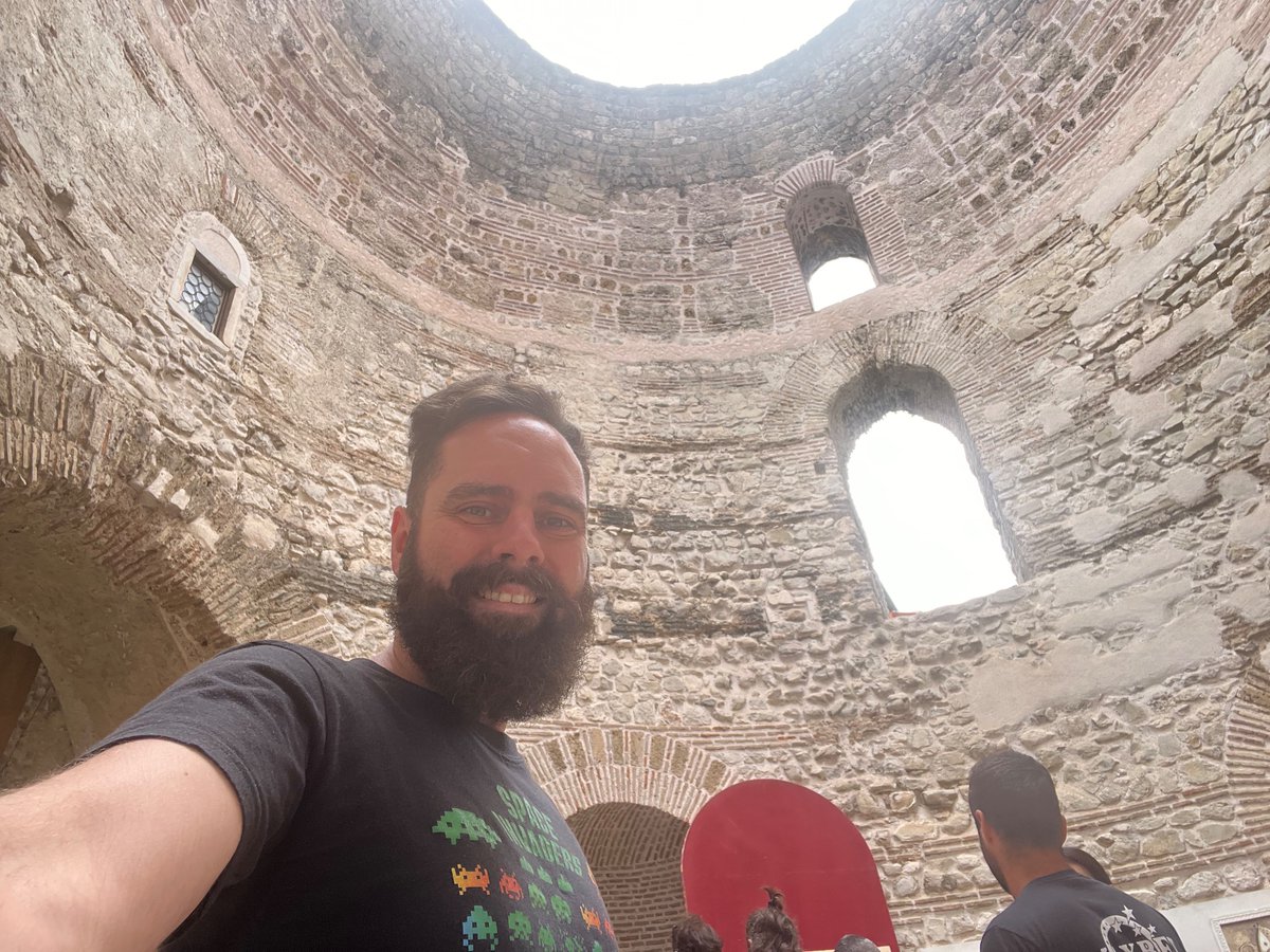 The dome at Diocletian’s palace is now up there with my top 25 domes!