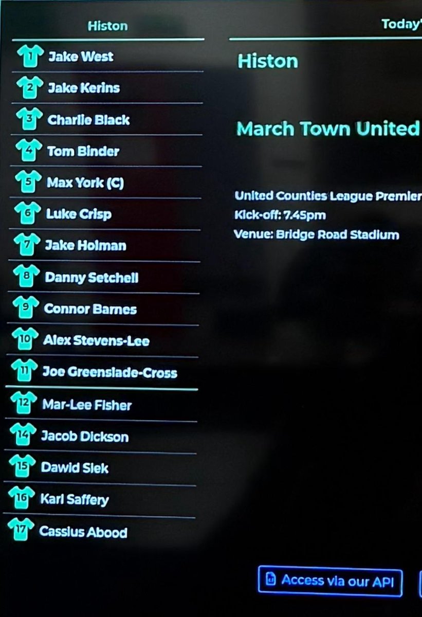 Histon Football Club U18π (@histonu18) on Twitter photo Congratulations to Jake Holman starting his first game for <a href="/HistonFC/">Histon Football Club</a> πͺπ΄β«οΈ Congratulations to Jake Holman starting his first game for <a href="/HistonFC/">Histon Football Club</a> πͺπ΄β«οΈ