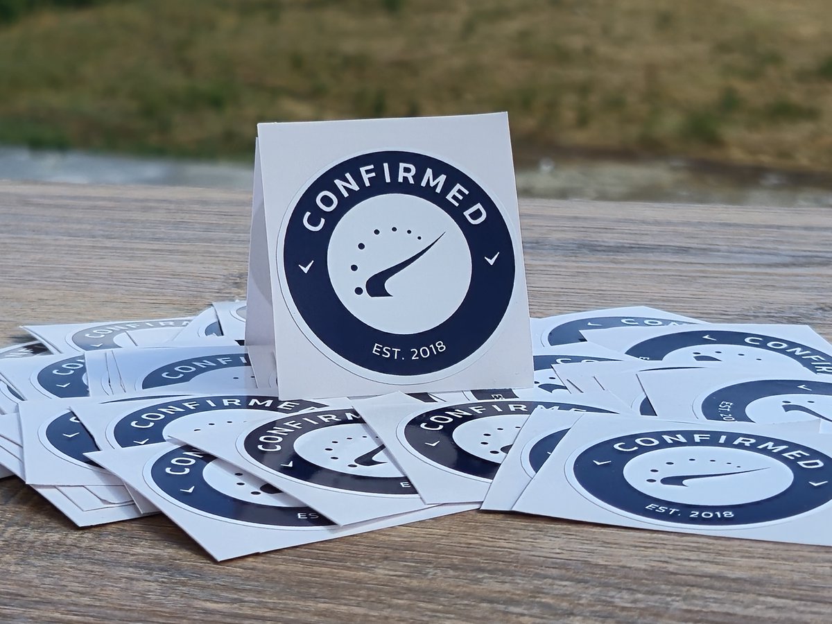 We're also giving away custom Confirmed keychains &amp; stickers at our Cologne live show! 👀