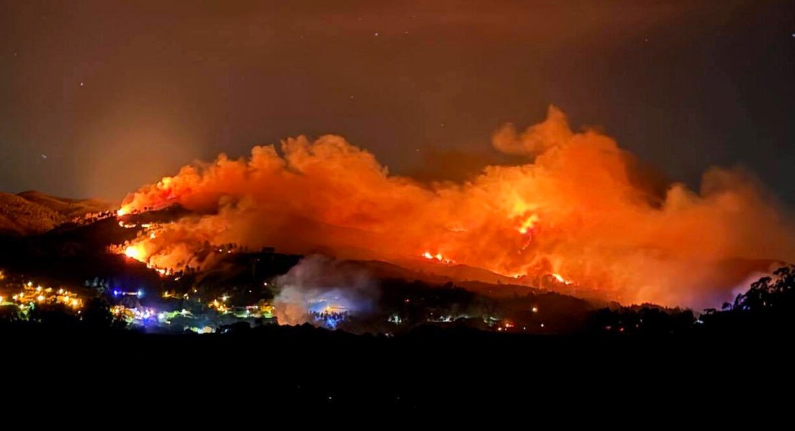 NVPORTUGAL's tweet photo. #Incendies : Le Portugal 🇵🇹 se retrouve de nouveau en proie aux Incendies. 

Les incendies d'Arouca et Ponte de Barca sont les plus importants.

Près de 2000 agents tentent de maîtriser les incendies dans le pays. https://t.co/1hJGBPZdXl https://t.co/zCfCS5xN5v