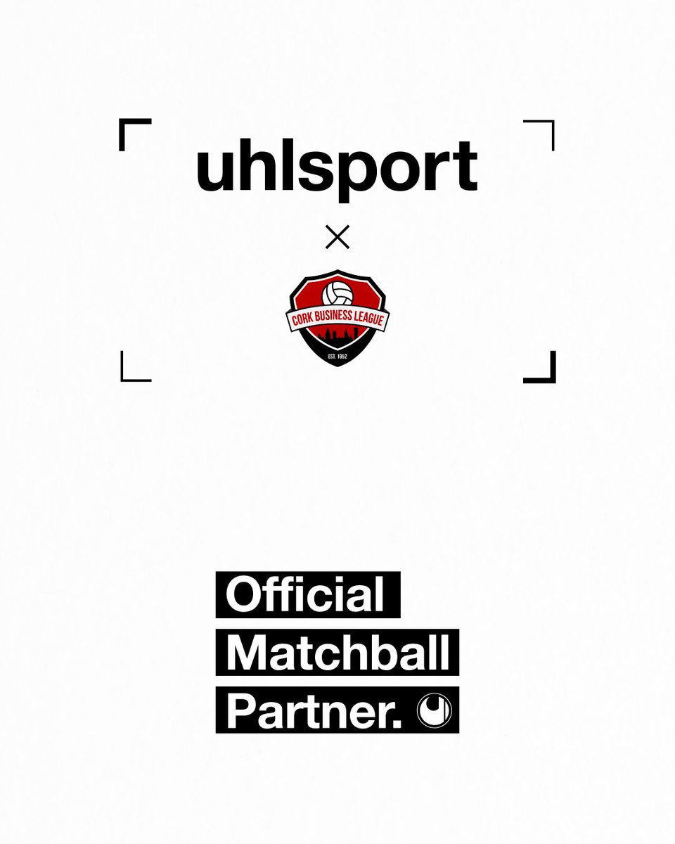 CorkBusinessLge's tweet image. ⚽️ CBL x @uhlsportUK
We’re delighted to welcome Uhlsport as the official match ball partner of the Cork Business League for the coming season.
Trusted by professionals across Europe - now powering every kick, goal, and save in the CBL.
