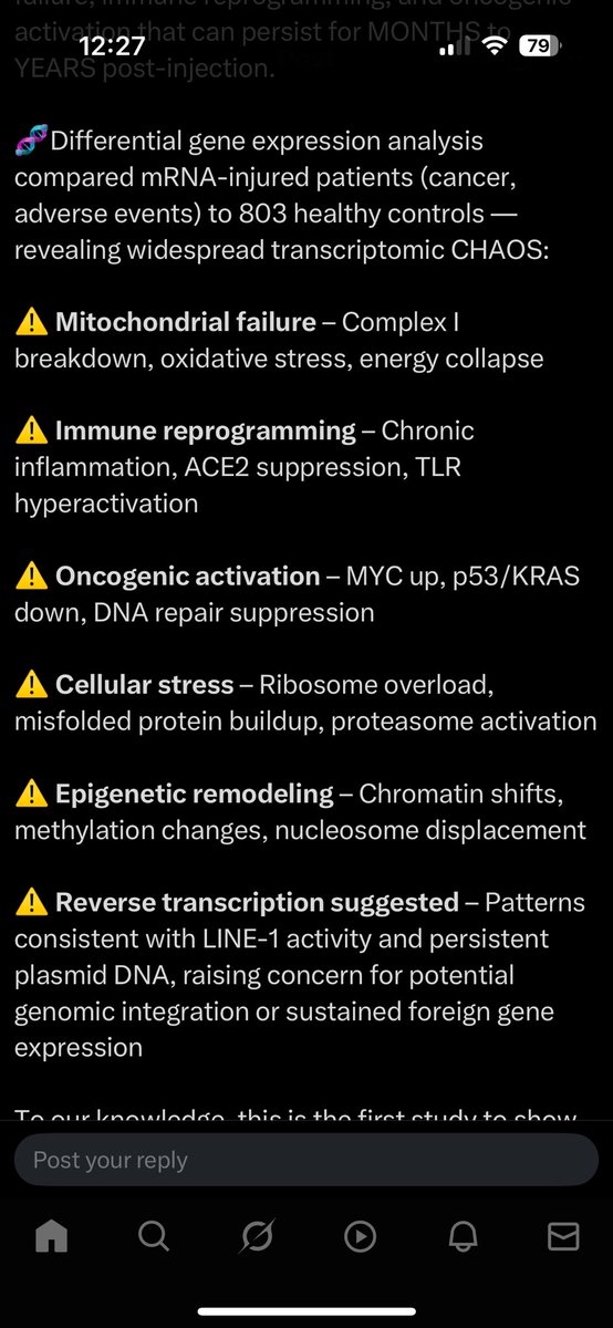 New jab study is crazy. Causes misexpression of genes and lots of other problems  preprints.org/manuscript/202…