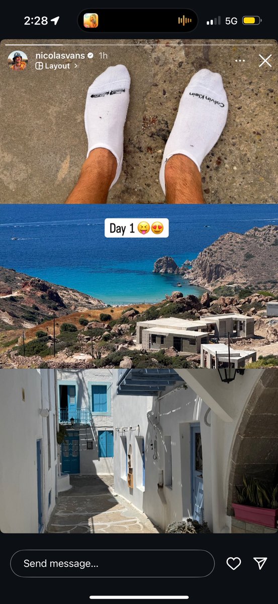 The socks .. is this a sign