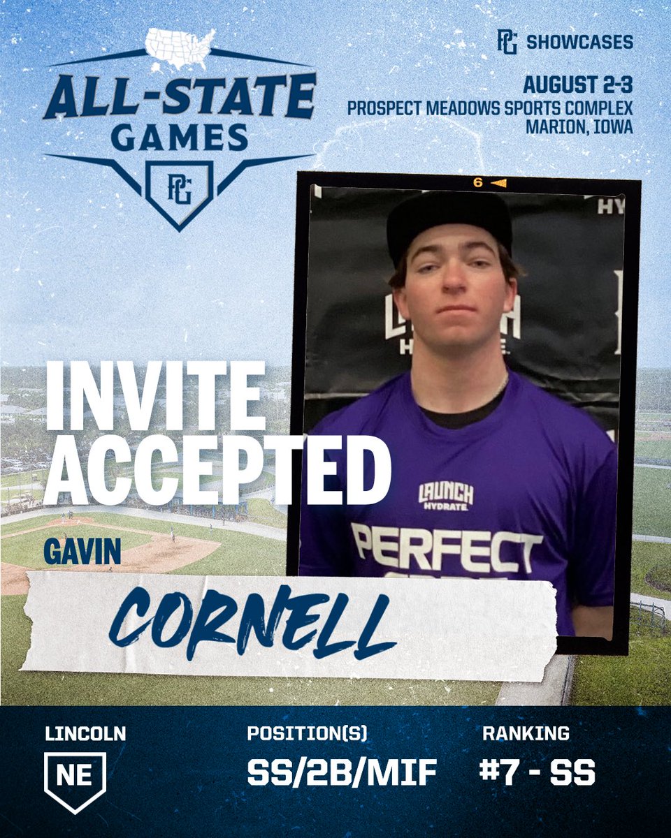 🚨INVITE ACCEPTED🚨
Just 4️⃣ days remaining until the 2025 PG Midwest All-State Games in Marion, IA‼️🔥

<a href="/PGShowcases/">PG Showcases</a> <a href="/PerfectGameUSA/">Perfect Game USA</a>