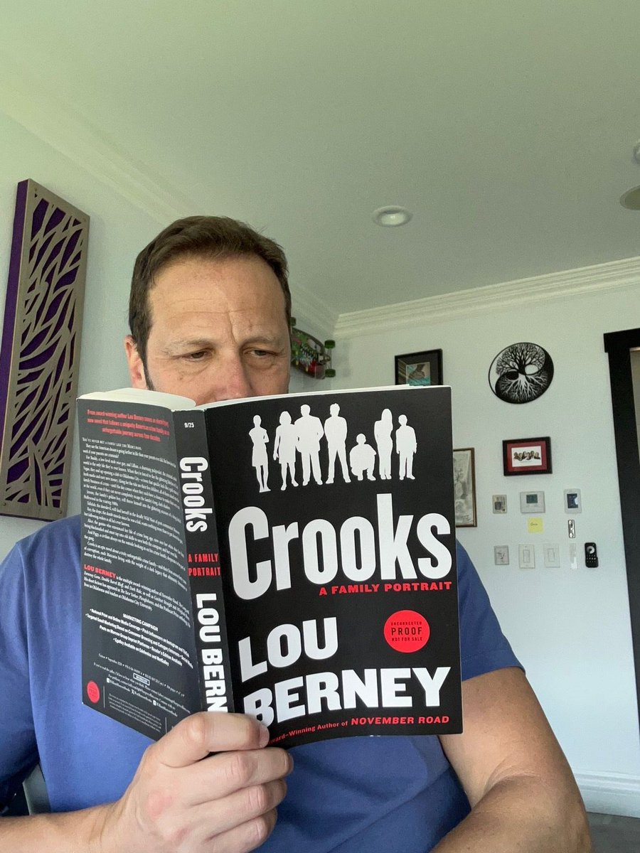 A masterpiece. 

How can I describe CROOKS? It's like if Elmore Leonard wrote the Godfather or George V. Higgins penned The Sound and the Fury -- but with a deep human poignancy that is @lou_berney 's alone. Berney's extraordinarily sensitive insight, dry-wit flourishes, and