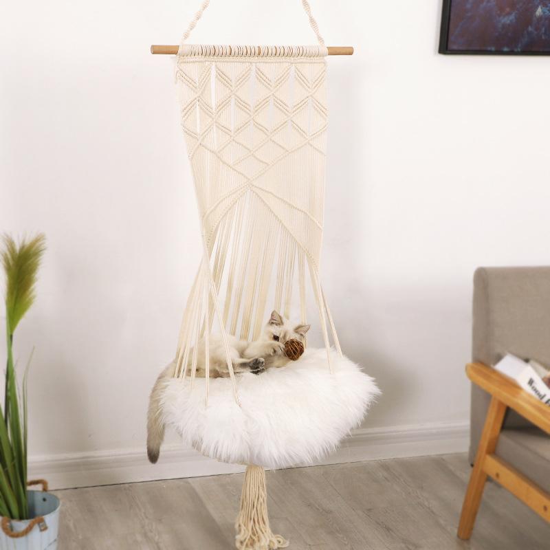 UnicunShop's tweet image. Spoil your furry friend with the ultimate relaxation spot! 😻 Our Handmade Macrame Pet Swing Cage is purrfect for lounging &amp;amp; looking stylish.  Check it out! unicun.com/product/pet-sw… #petlife #macrame #petswing