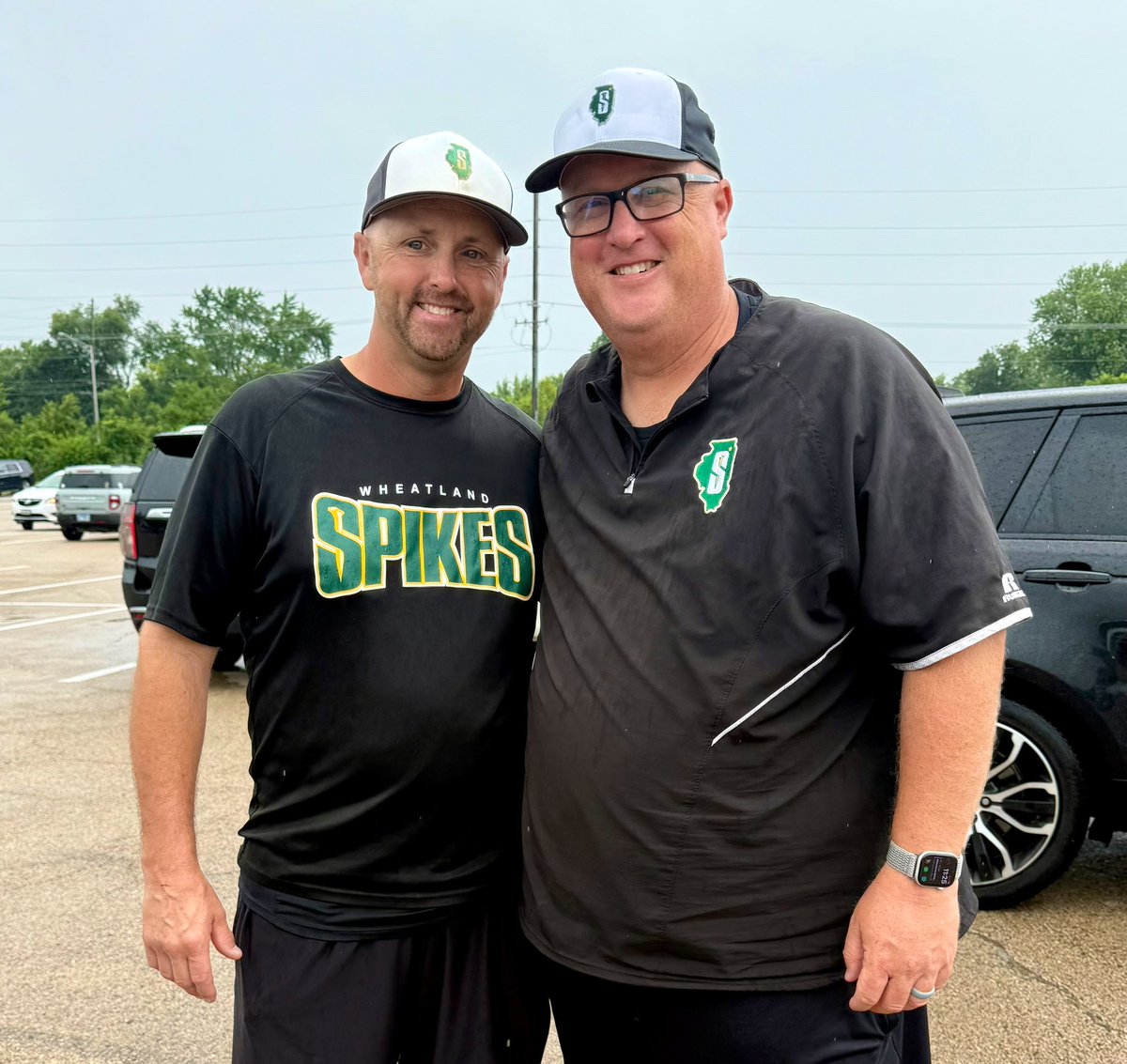 Wheatland Spikes Premier 18u (@spikes18uprem) on Twitter photo The end of an era. Coached this team together since 12U, and stuck out some transitions — always said “in this to the finish”. Rain shortened our final weekend of coaching, but the friendship will last a lifetime. <a href="/BobAllgood77/">Bob Allgood</a> <a href="/pete_gatz/">Pete Gatz</a> <a href="/WheatlandSpikes/">Wheatland Spikes Softball</a> The end of an era. Coached this team together since 12U, and stuck out some transitions — always said “in this to the finish”. Rain shortened our final weekend of coaching, but the friendship will last a lifetime. <a href="/BobAllgood77/">Bob Allgood</a> <a href="/pete_gatz/">Pete Gatz</a> <a href="/WheatlandSpikes/">Wheatland Spikes Softball</a>