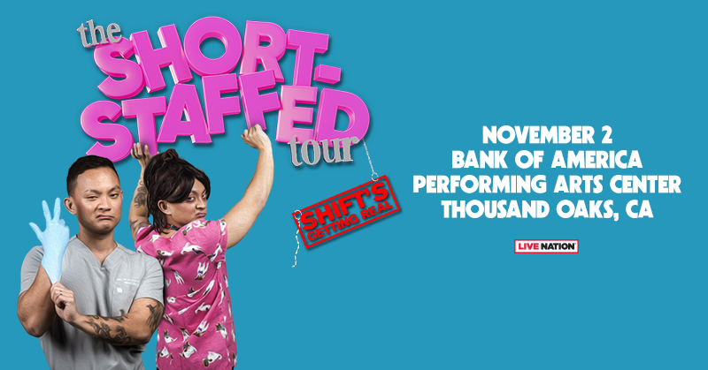 SHIFT’S GETTING REAL: THE SHORT STAFFED TOUR! 🏥 Due to popular demand, Nurse John is coming to the Bank of America Performing Arts Center on November 2nd to prepare all his besties for a short-staffed shift! Tickets on sale this Friday, August 1st at 10am local. 😍