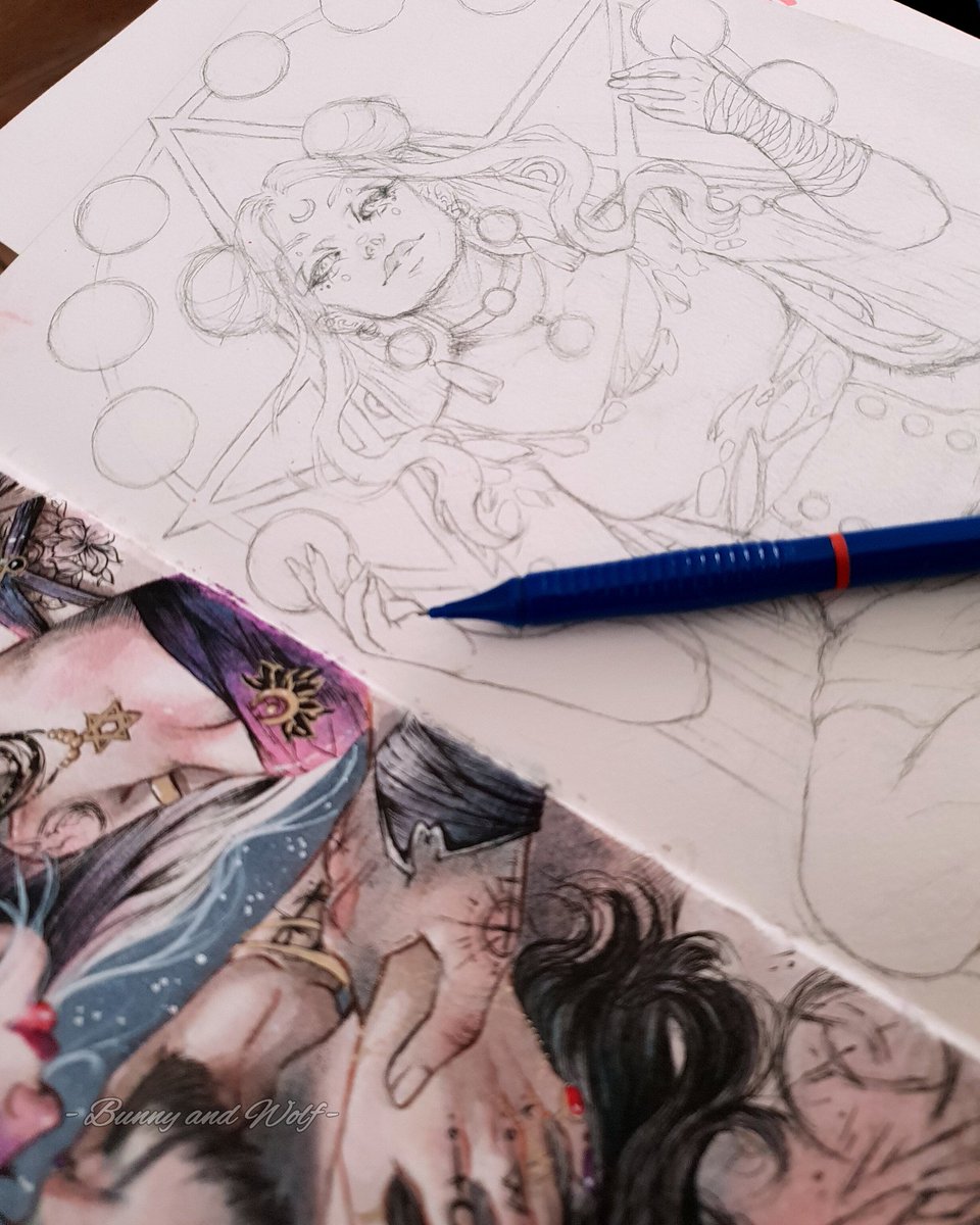 Bunny_andwolf's tweet photo. โOn process: "Only the witch knows..."
Hi noctis soulsโจ, this is a drawing on process of our witch Iris and the sacred pentacle on the back.
Check our shop on KOFI and join to the membership for more content๐ฎ
#drawing #sketch #witch #moonwitch #witchyvibe #fantasyart https://t.co/h4EvidotbG