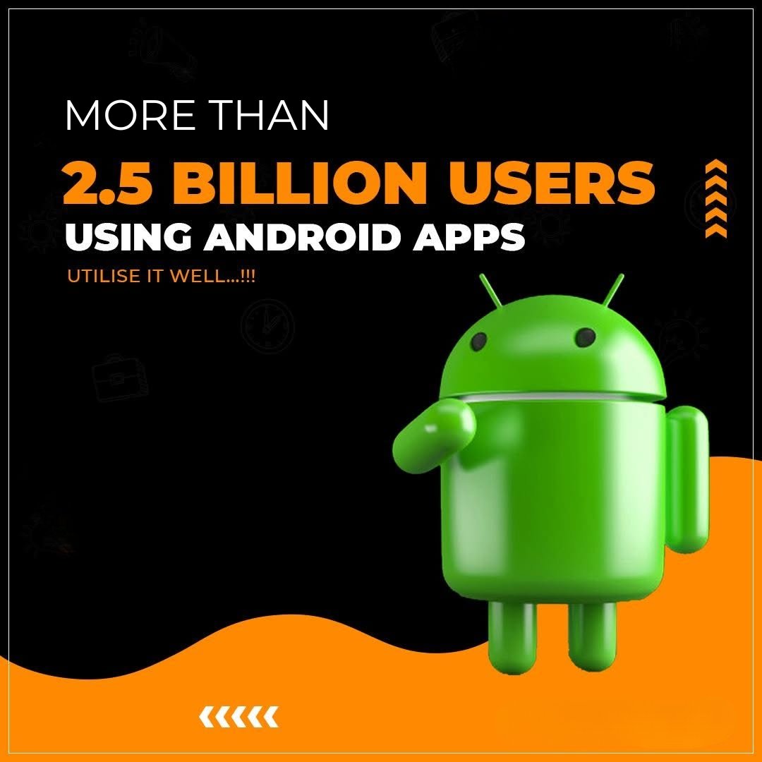 Google announced that there are currently more than 2.5 billion active Android devices worldwide.

Follow <a href="/smvexperts/">SMV EXPERTS LLC</a> for apps and websites that sell.

#softwaredeveloper #softwaredevelopment #softwarecompany #mobileapplicationdevelopment #websitedesign #webdesign #Androidapps