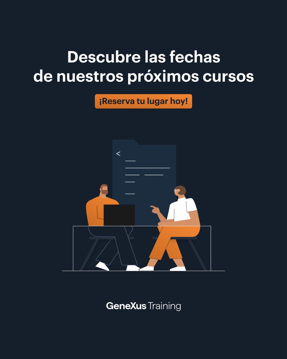 🔗 NOTICIA | Cursos GeneXus 2025: capacítate en IA y Low-Code
hubs.ly/Q03znDlz0

💡 El desarrollo de software está en constante evolución, y mantenerse actualizado es clave. ¡Inscribete ahora!

#Capacitación #CursosGeneXus #Desarrolladores #IA #LowCode