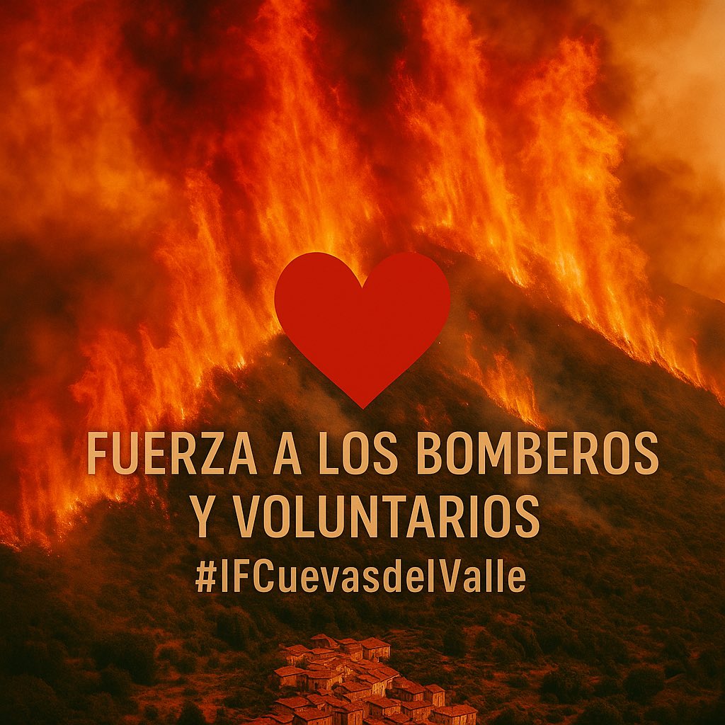 🔥 Gredos no se quema sola.
💥 Esto no es una tragedia natural, es un crimen contra nuestra tierra.
💪 Fuerza a los bomberos, voluntarios y vecinos que luchan sin descanso.
⚖️ Y a los pirómanos: que caiga todo el peso de la ley. 

#IFCuevasdelValle #IFMombeltrán