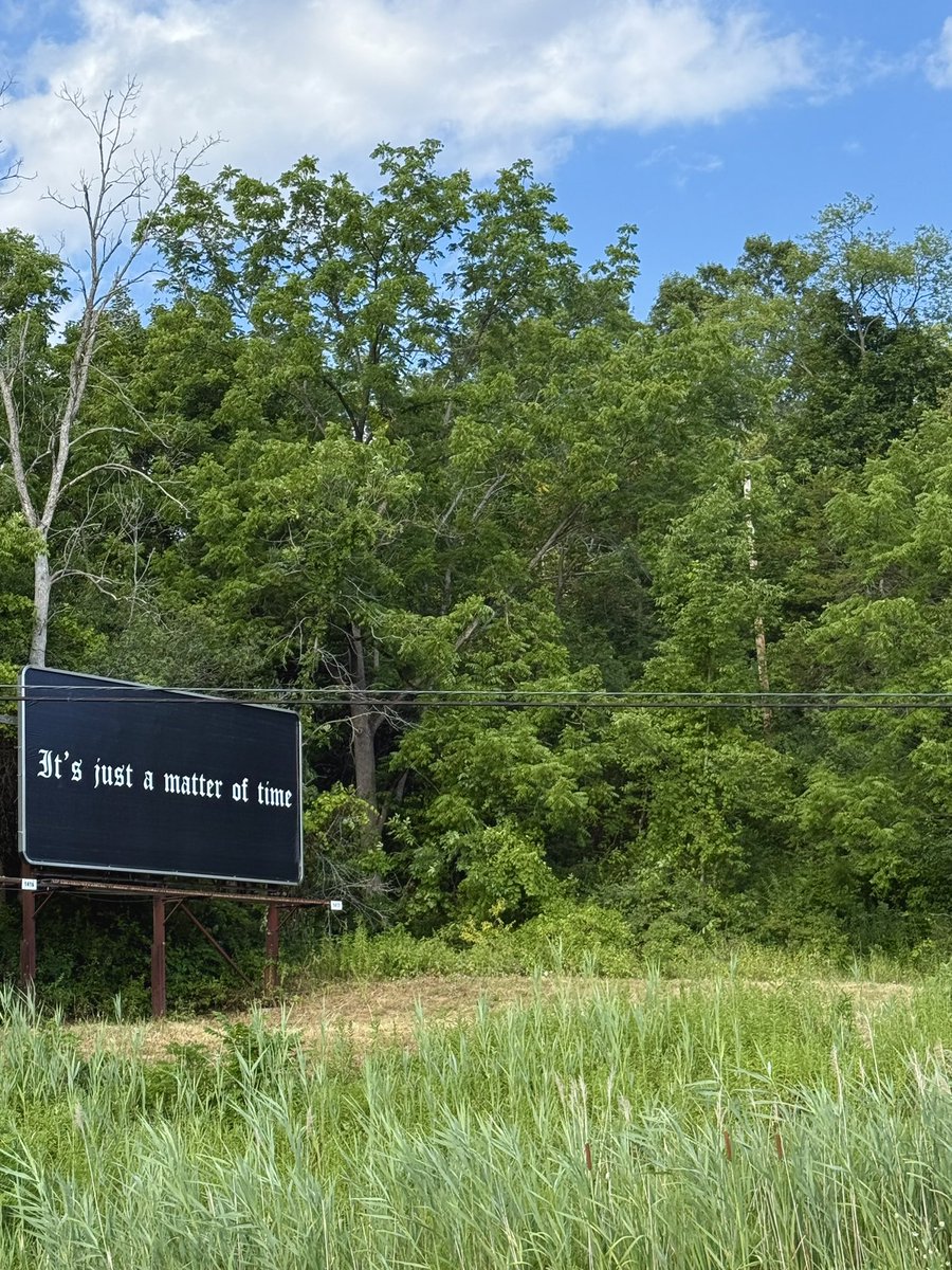 sadgirlinbloom's tweet image. Slammed on my brakes in the middle of the deserted road when I saw this. Sometimes the universe practically screams it at you.