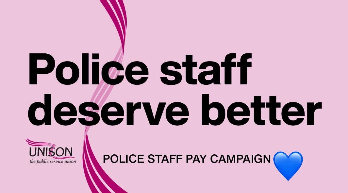 Staffs Police Unison tweet media
