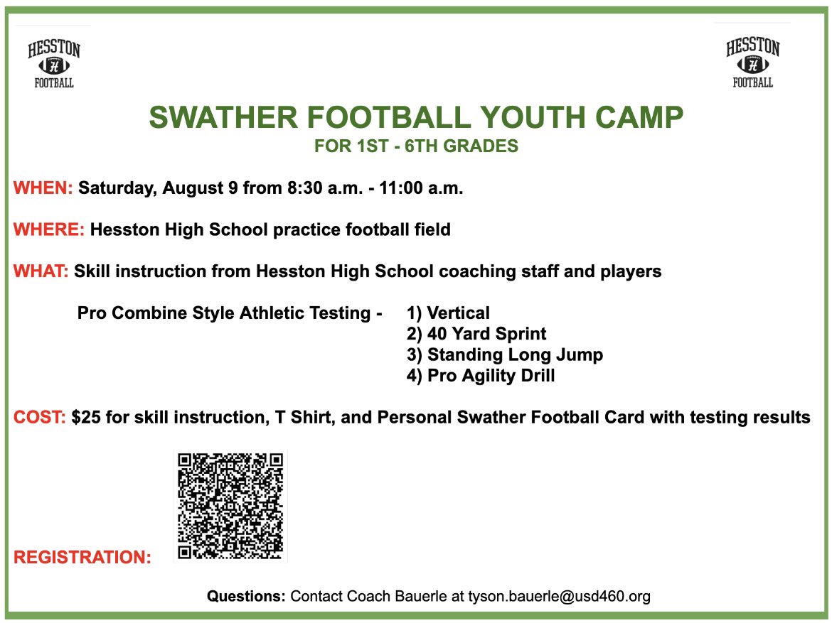 Swather Football Youth Camp