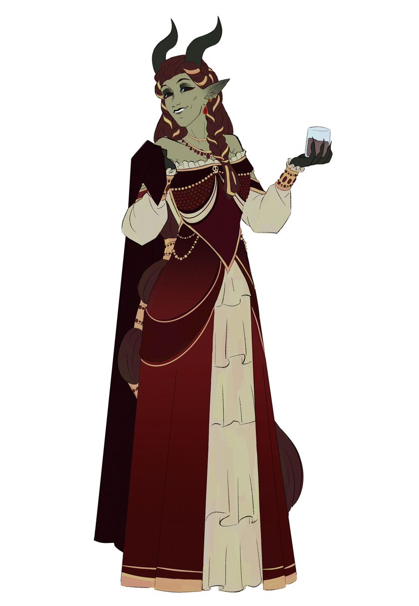 Gonna start doing a challenge where I design an outfit for her everyday until I’m employed again