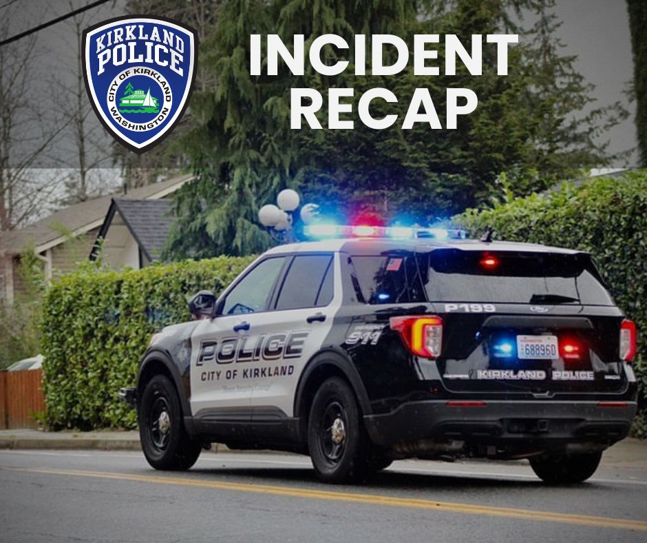 Kirkland Police Department (KPD) Recap: July 1 - 15
Between July 1 and 15, Kirkland Police responded to 2,278 calls for service and made 62 arrests while working to keep our community safe. Read the incident recaps: facebook.com/share/p/173diY…