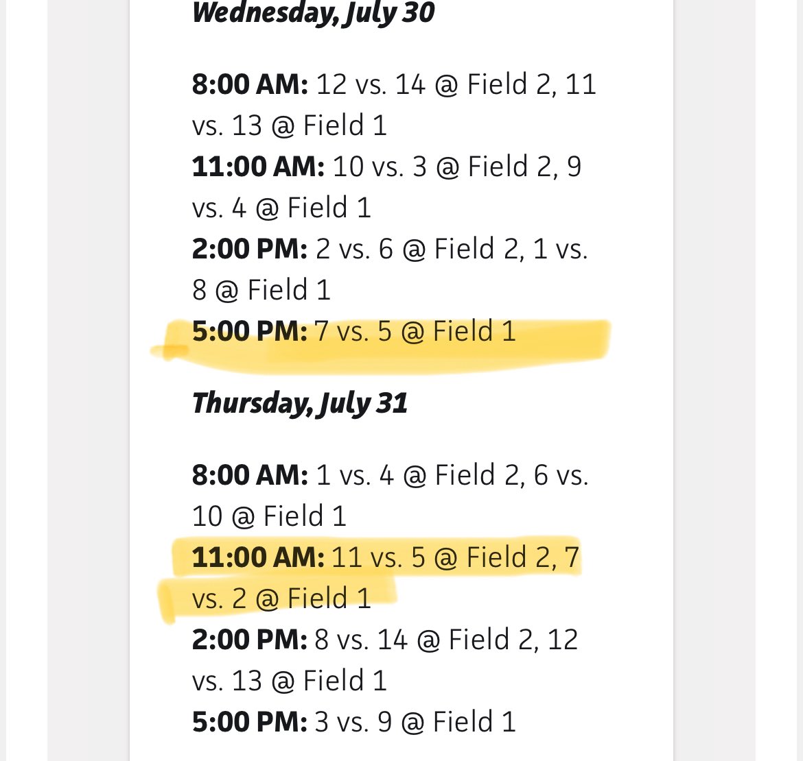Schedule for the PNW State Games - Team 7 (Kelly Green) <a href="/PrepBaseballOR/">Prep Baseball Oregon</a>