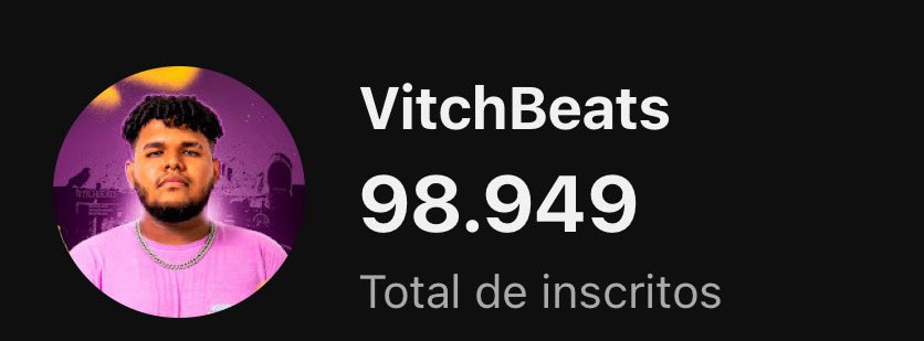 Agosto = mês do meu aniversário (dia 14)

Já pensou se vcs me dão esse presentão que é pegar 100k? Então se vcs querem fazer esse pobi cantor geek chorar de felicidade, sobe a hashtag “#Vitch100k” e dá um RT+COMENTARIO aqui.

Se você curte o canal, faz meu sonho se realizar aí ❤️