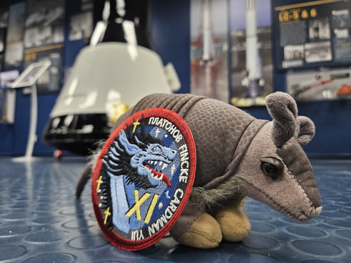 Rupert the Space Armadillo is preparing for his exciting journey to the International Space Station! He will set many milestones on this flight – the first armadillo into space and the first dedicated museum mascot into orbit, among others.
<a href="/ccspacemuseum/">Cape Canaveral Space Force Museum</a>