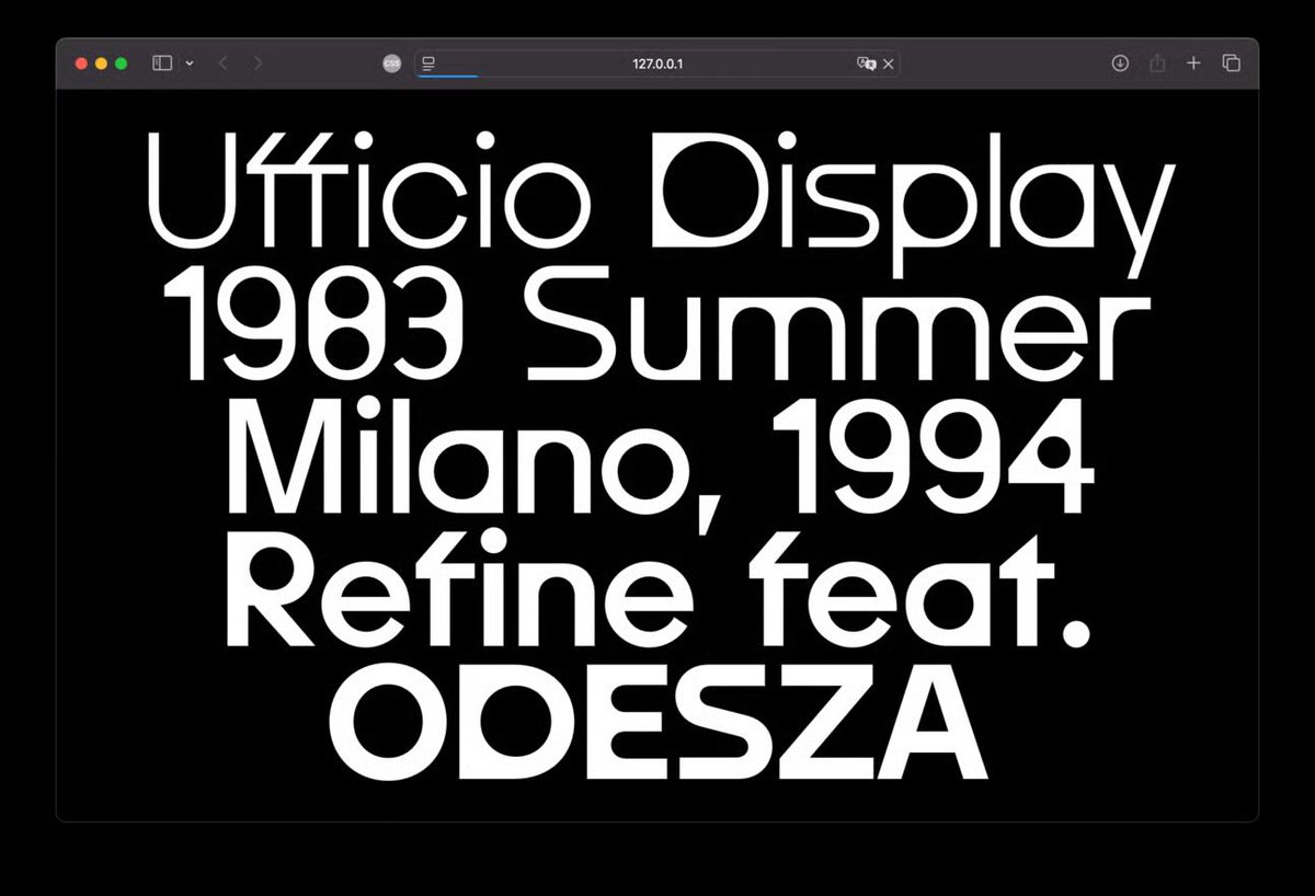 Only a few days left to get our Typeface of the Month, Ufficio Sans &amp; Display, for $19.99 🙌

Upgrade to our paid membership and get a never-expiring commercial license for the whole font family (incl. desktop + web use). Cancel anytime.

↳ More info: bit.ly/3GLsTyA