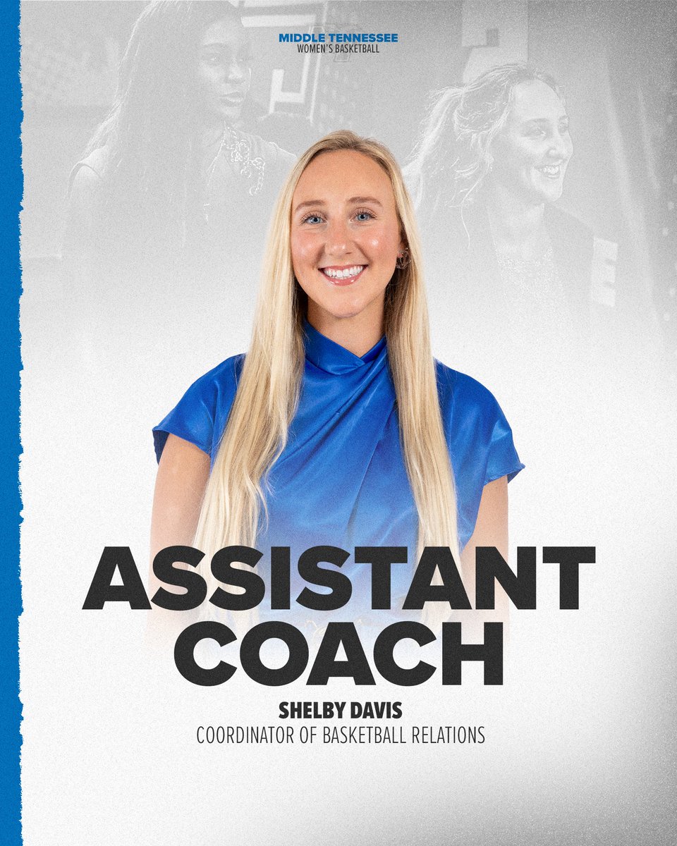 Join us in welcoming the newest member of the coaching staff, Shelby Davis!

#TrueBlue