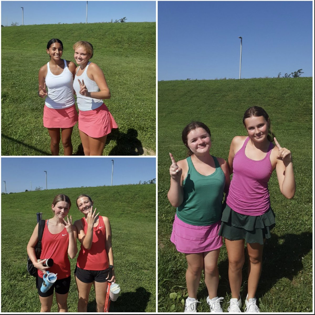 KCSummerSlam's tweet image. MEDALISTS UPDATE...
JV/Novice Girls Doubles
🥇Browning/DeHaemers (Staley)
🥈Garcia/Lacy (Liberty)
🥉Andrews/Mccarty (Park Hill)
... congrats to our 1st medalists of the Owl Slam!!!