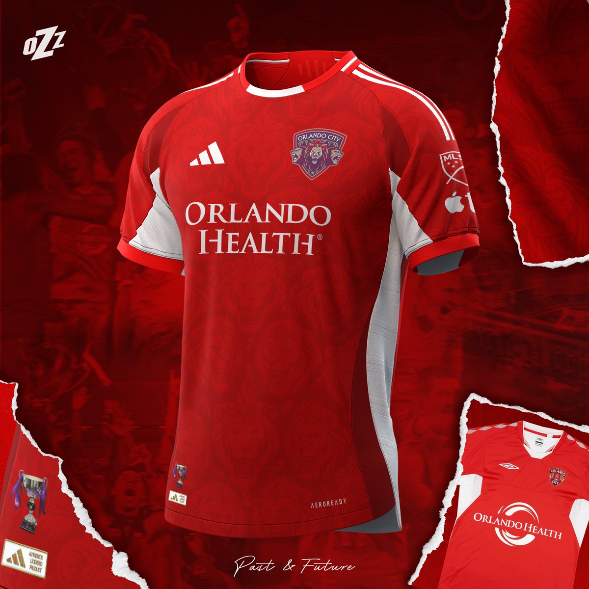 🔴 Orlando City × adidas | 2011 Kit, Reimagined
🦁 Past &amp; Future