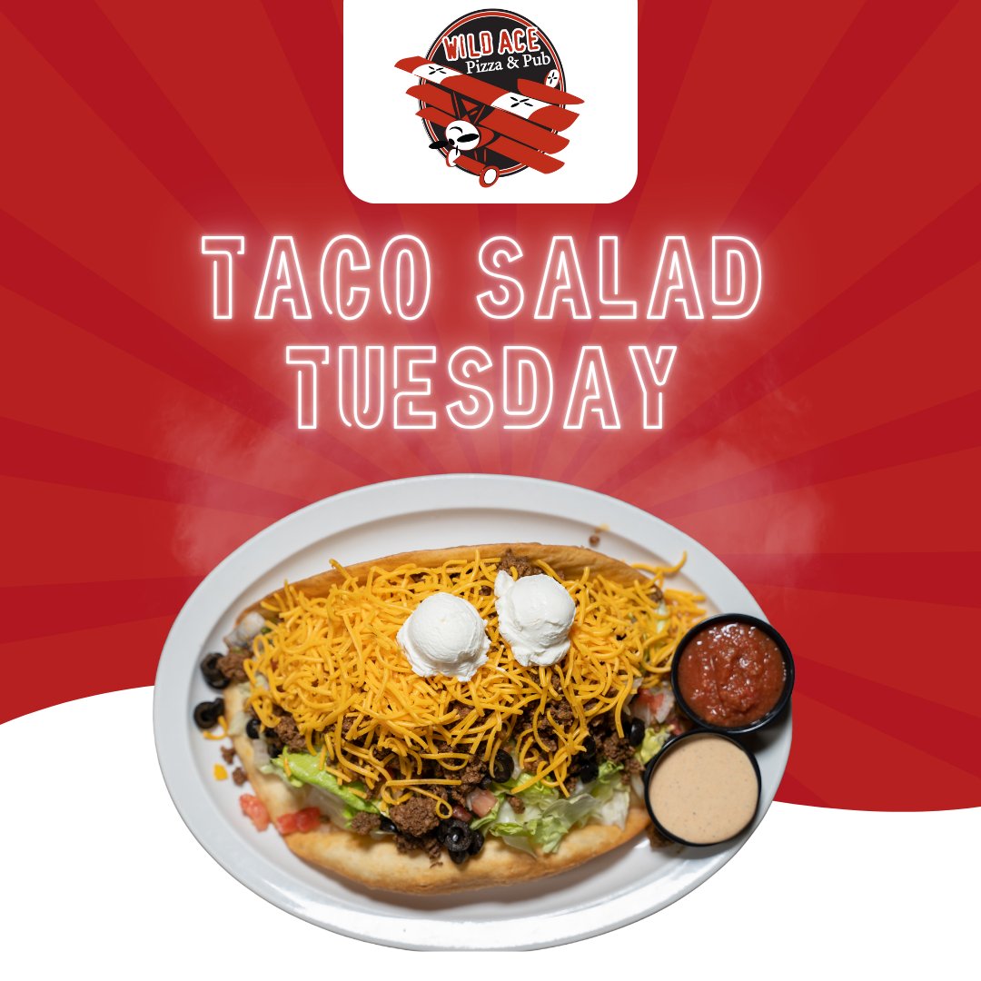 thewildace's tweet photo. Taco Tuesday, but make it a salad. https://t.co/f5yjOktL6D