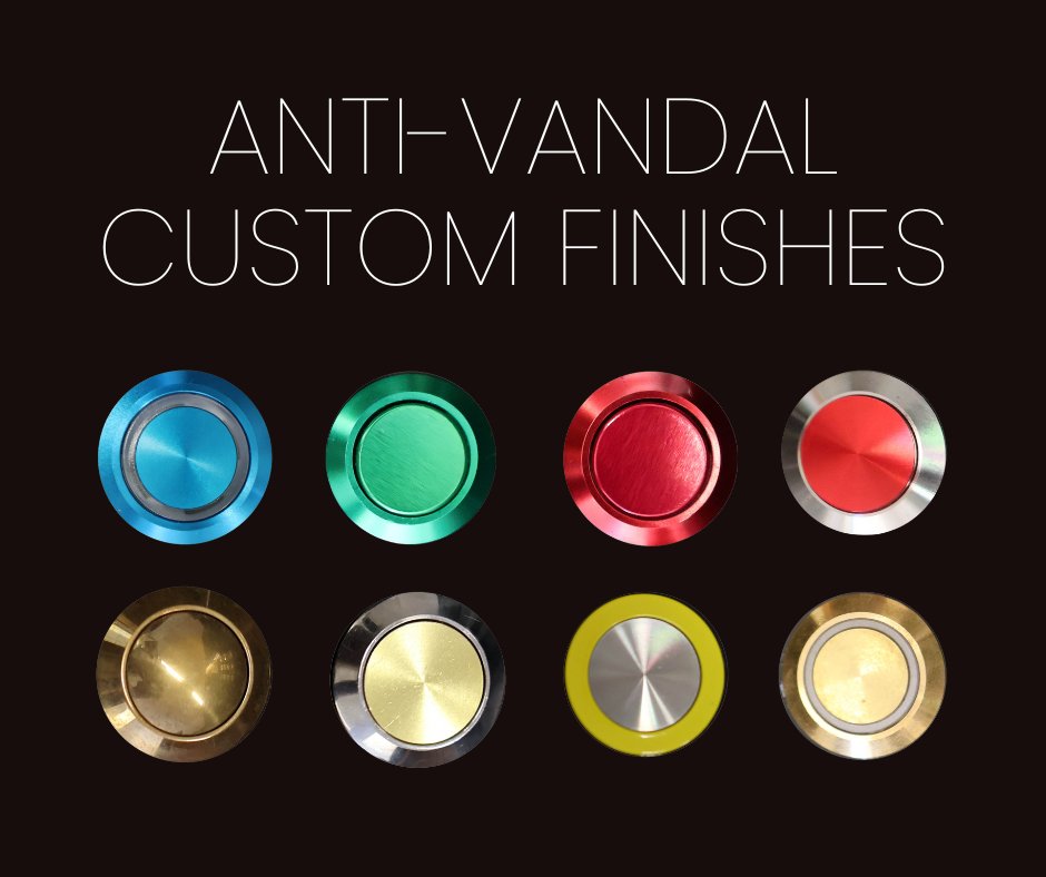 LED_Switches's tweet image. Did you know that our metal push buttons can be customised with a variety of material finishes?

Choose raw polished brass, or select single-colour/combi finishes in anodised aluminium!

rjselectronics.com/blog/2021/blog…

#RJSElectronics #CustomSwitch #AntiVandal #PushButton #LEDSwitches