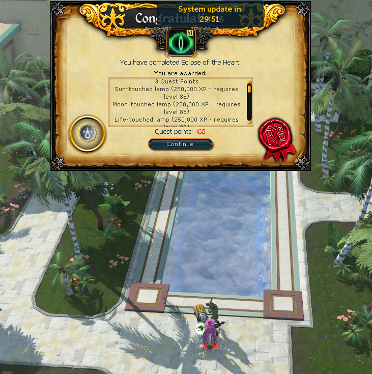 As a player that doesn't do/like combat I'm very proud of myself to of not died during the final fight 🤣 Great quest Jagex well done !!
#runescape